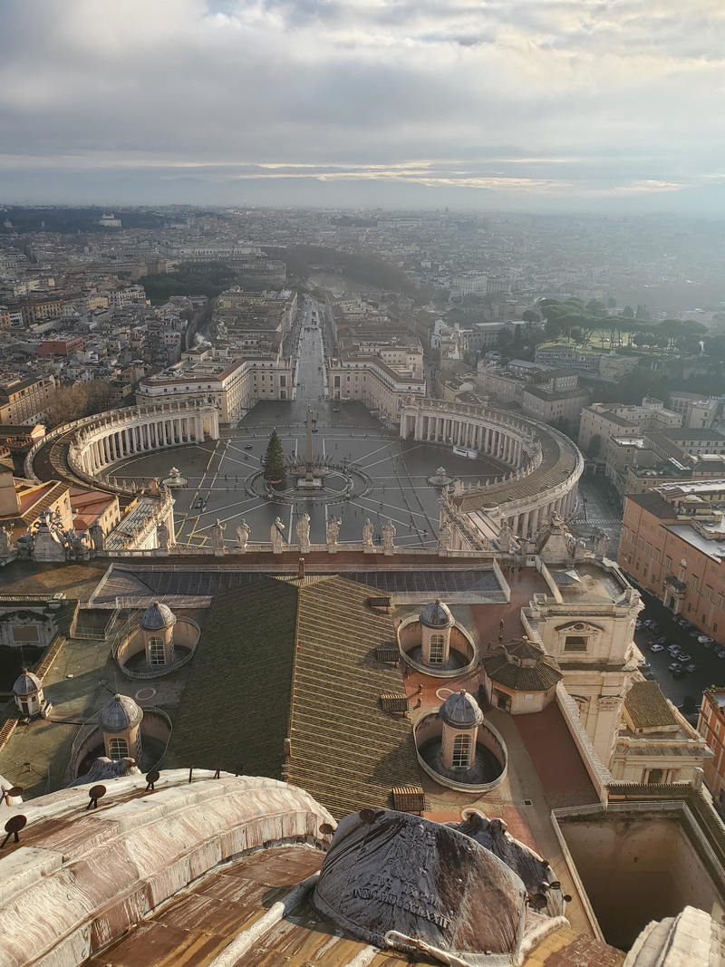 The Vatican City from the St. Peter's Basilica