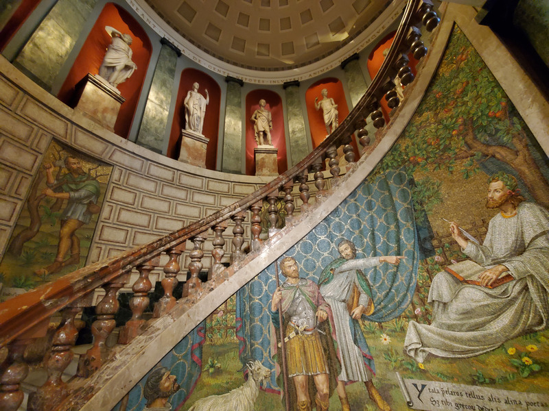 The Pinacoteca Ambrosiana staircase