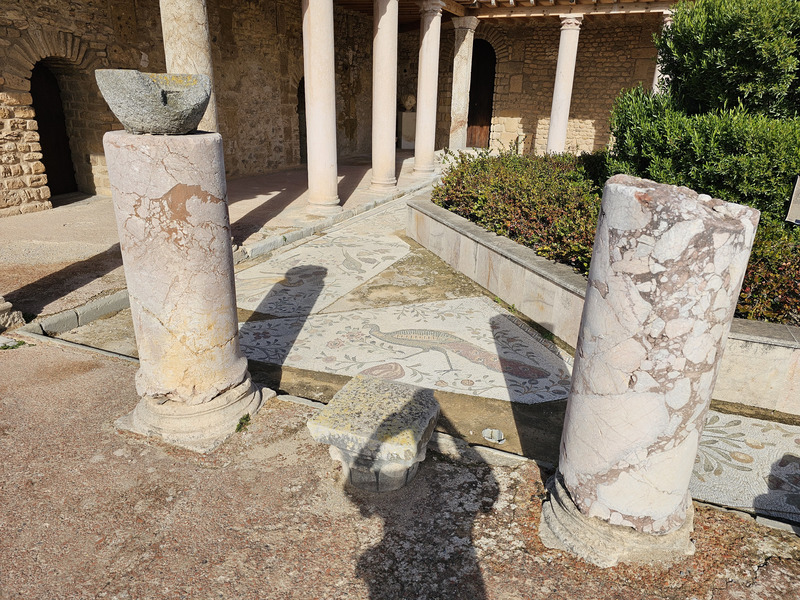 A mosaic outside in Carthage