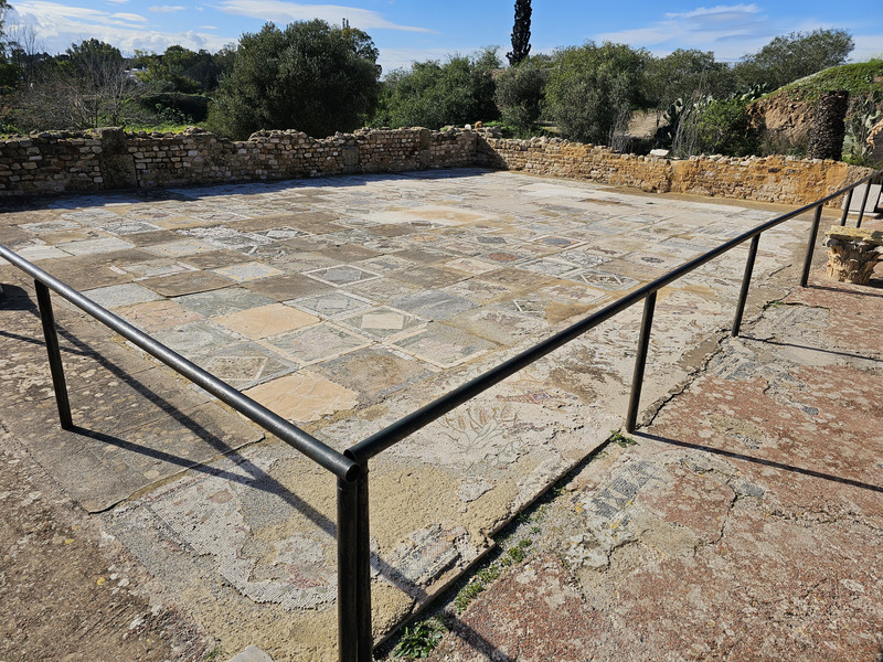 A large mosaic outside in Carthage