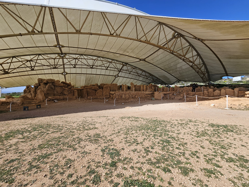 Mnajdra on the southern coast above Mnajdra