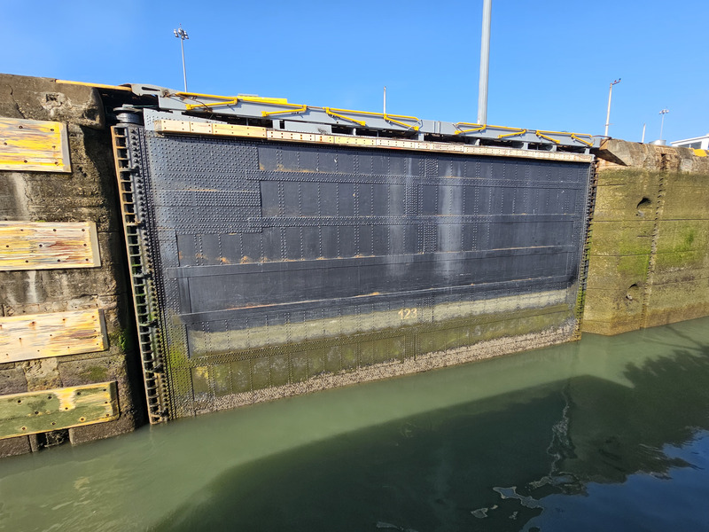 the Miraflores locks