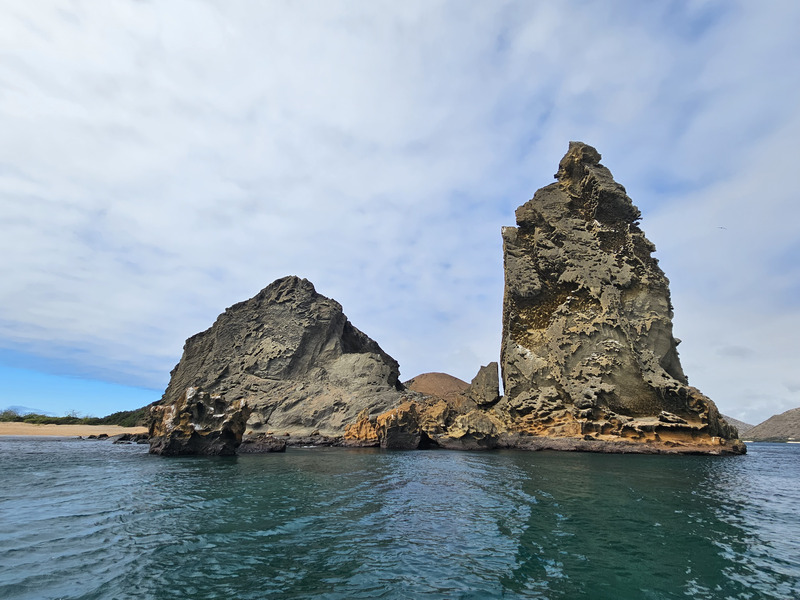 Pinnacle Rock seen from the ocean