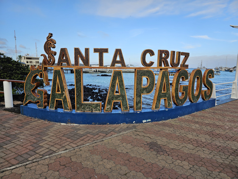 Welcome sign on Santa Cruz Island