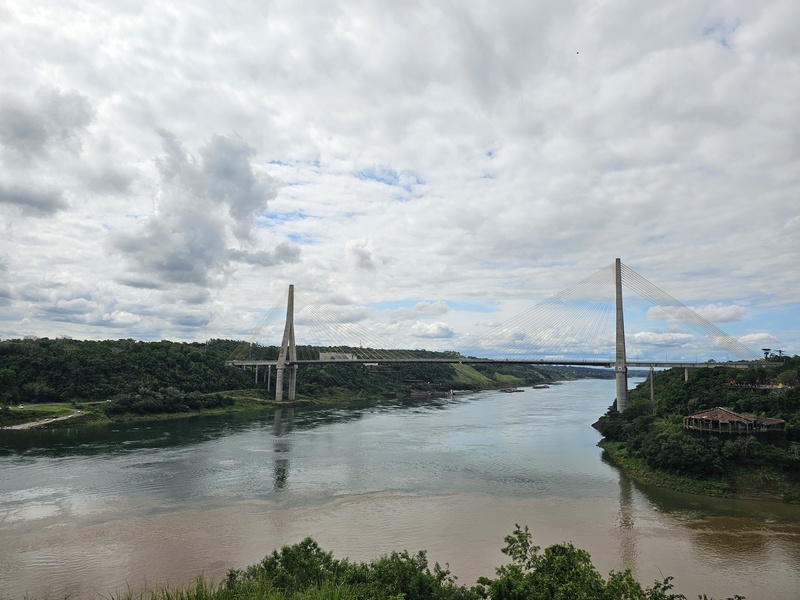 Triple Frontier bridge view