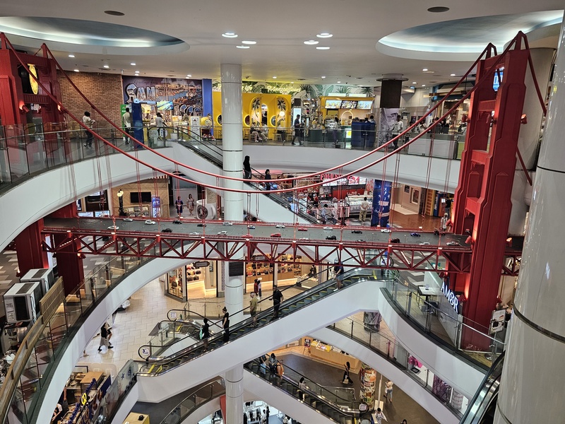 Interior of the EmQuartier mall in Bangkok