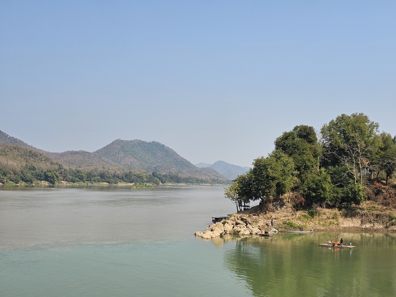 Mekong River view in Luang Prabang