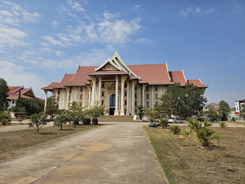 National Museum exterior in Vientiane