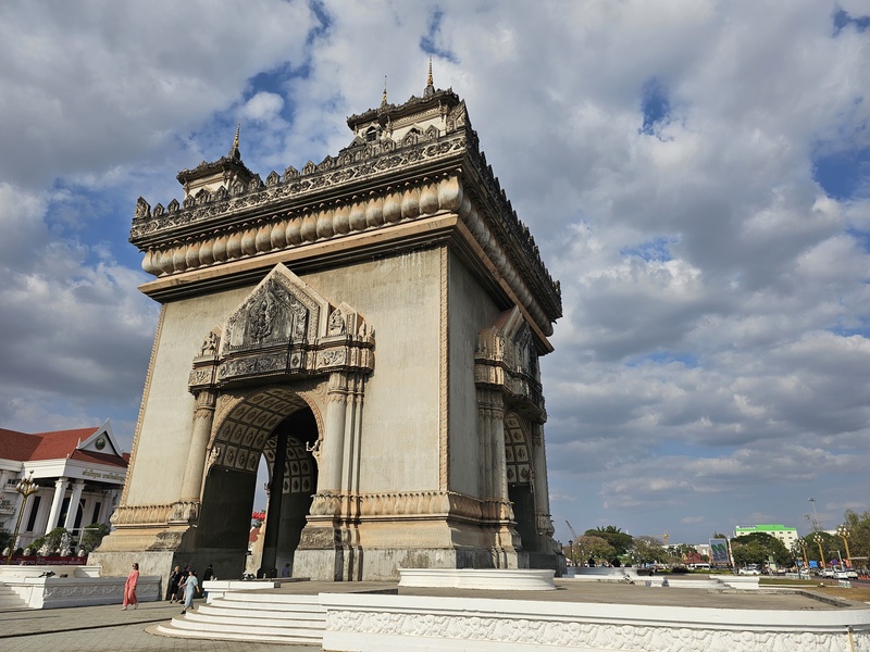 Patuxai arch in Vientiane