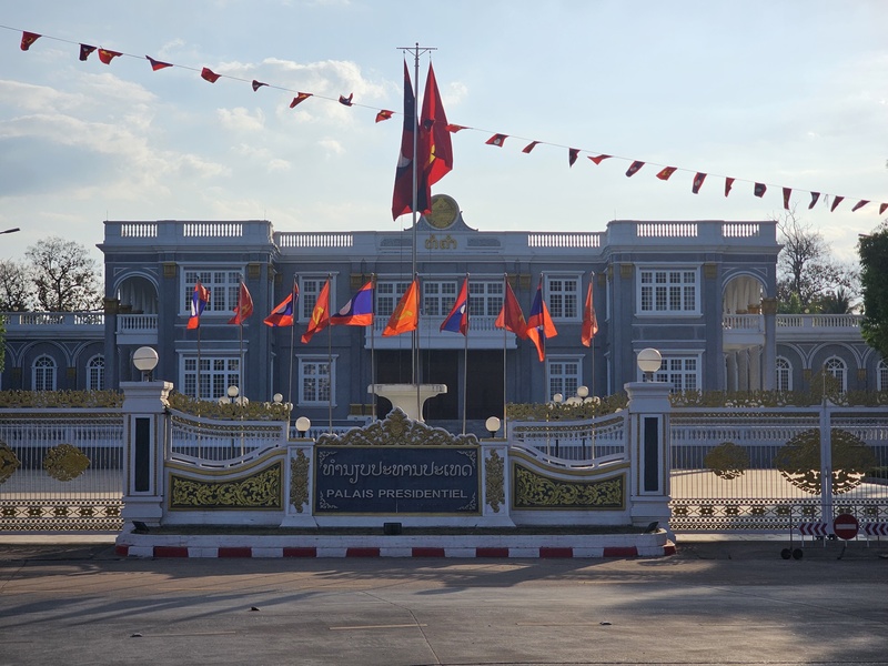 Presidential Palace in Vientiane