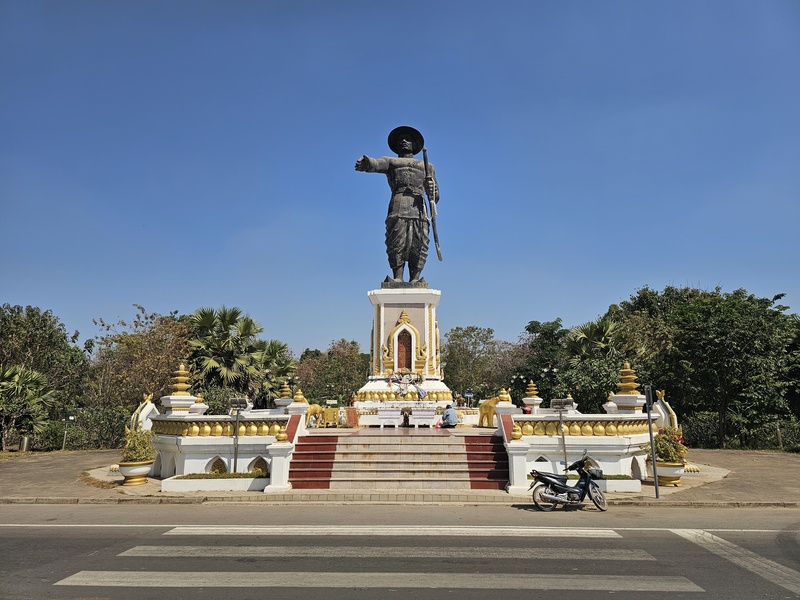 Kaysone Phomvihane memorial in Vientiane