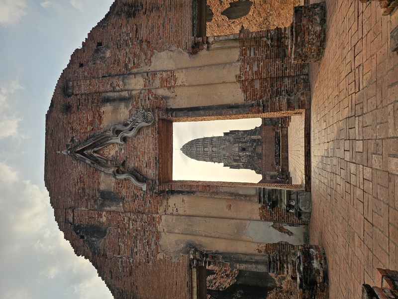 Temple ruin doorway in Ayutthaya