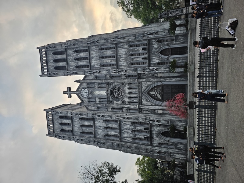 Exterior of St. Joseph Cathedral in Hanoi