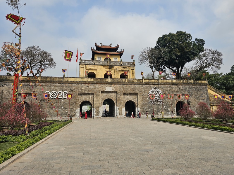 Gate at the Imperial Citadel in Hanoi
