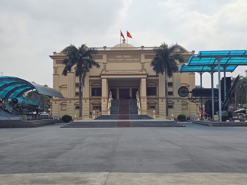Exterior of the Air Defense Museum in Hanoi