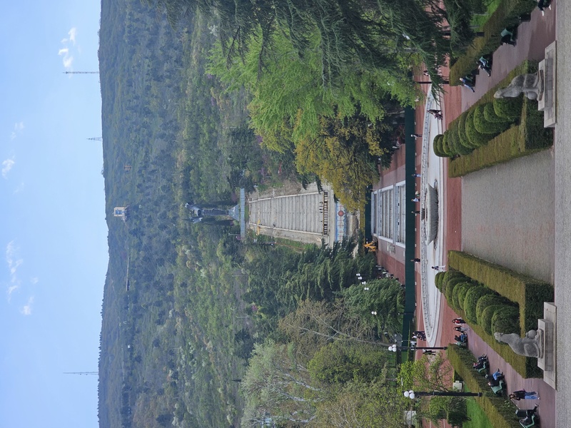 A view of the Vake Park in Tbilisi with the Victory Statue in the far distance.
